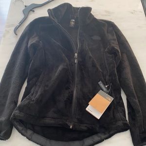 Brand new Black Fuzzy North Face Coat